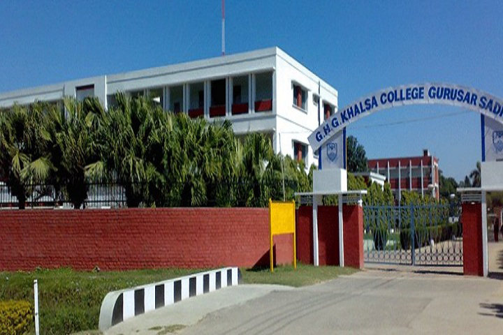 g h g khalsa college of education